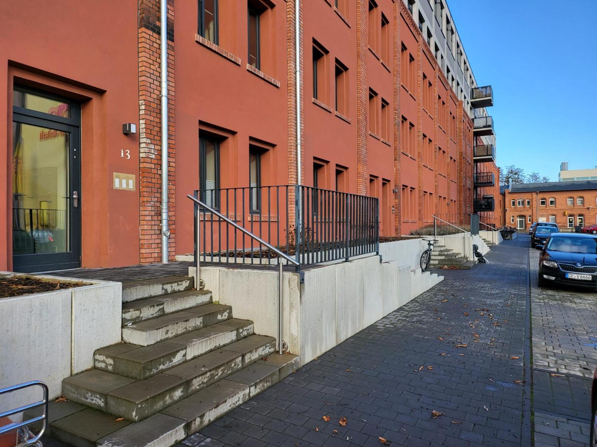 Trendige Stadtwohnung, Historisches Haus Mit Terrasse Und Garten Magdeburg Kültér fotó